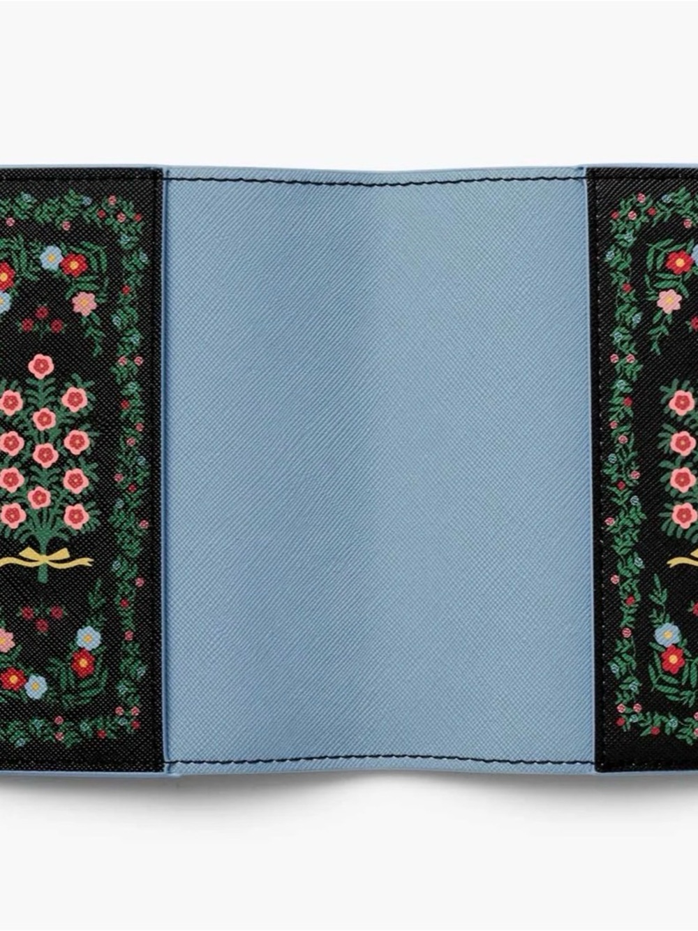 Rifle Paper Co. Black Floral Passport Holder - Picture 2 of 7